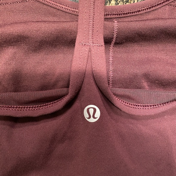 Lululemon Power Y Tank in Plum Size 4 - Picture 2 of 5